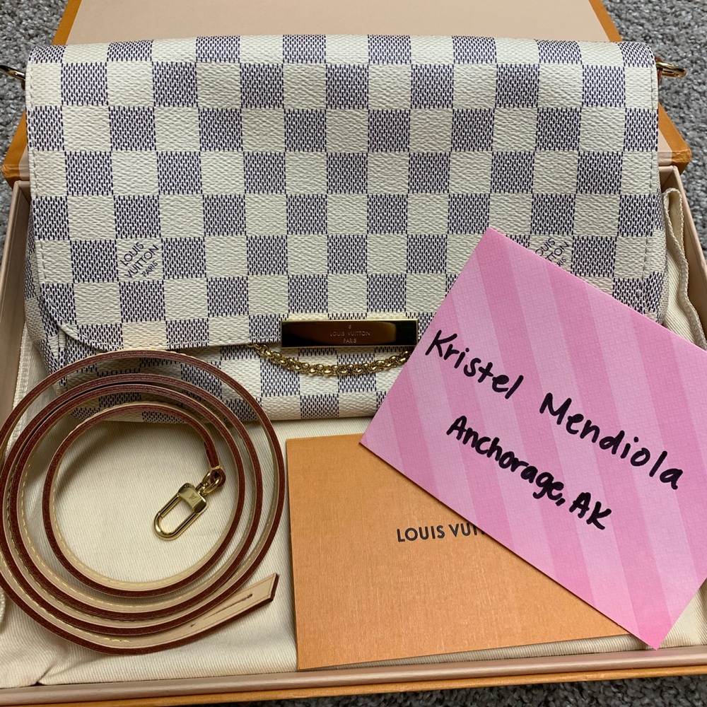 2019 Favorite MM  Damier Azur